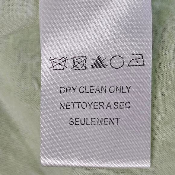 Hale Bob Women's Brittany Smocked Top Size Medium Smocked Vacation Green Blue - Picture 14 of 16